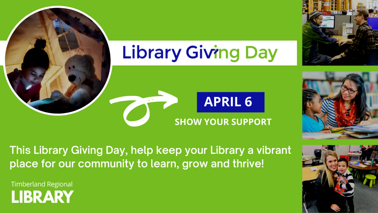 Library Giving Day is April 6, 2022