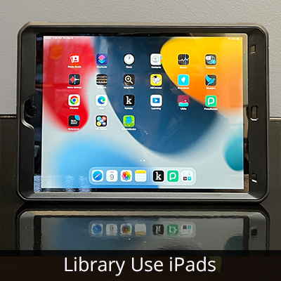 iPads for in library use