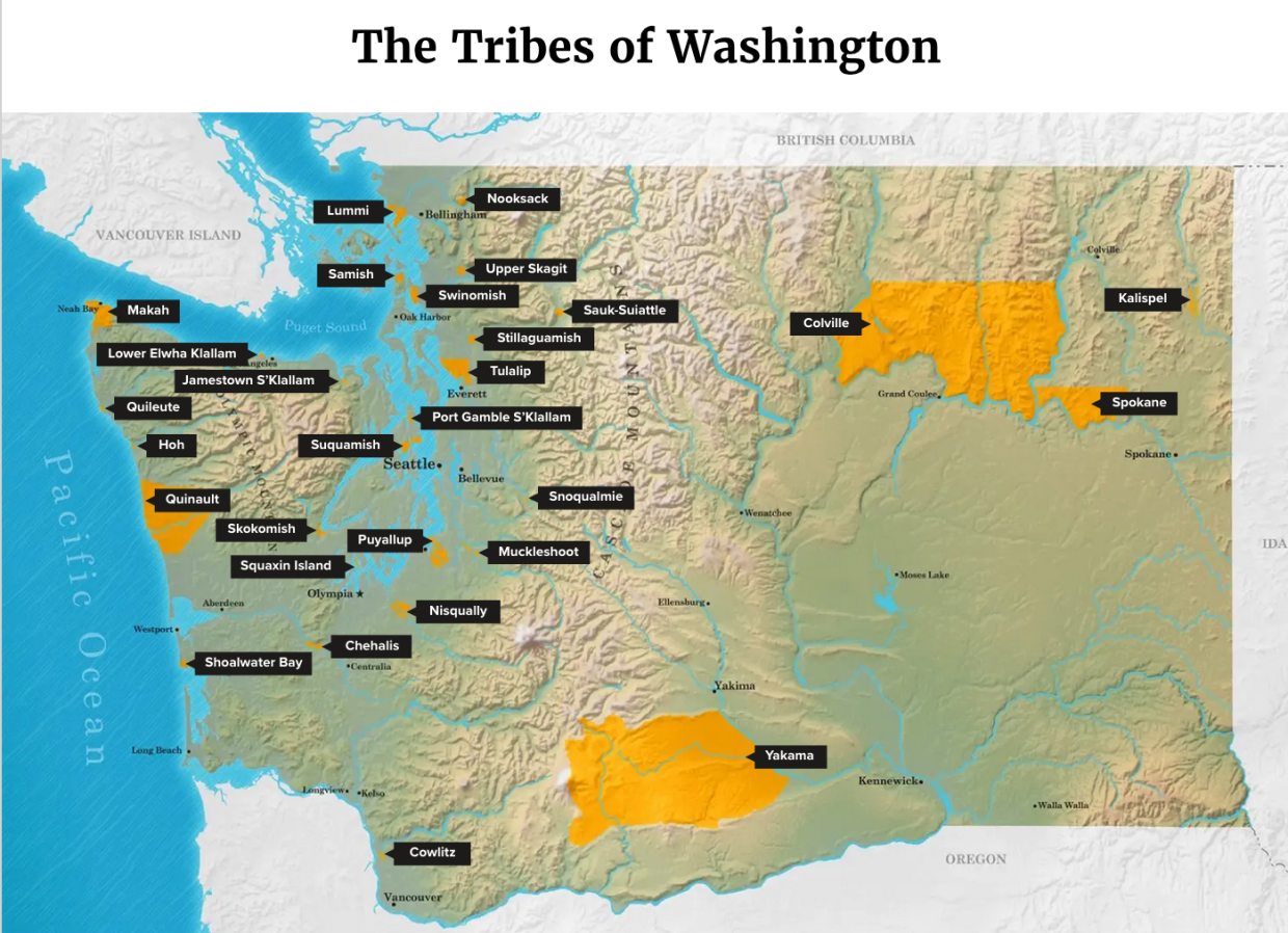 Image of Tribes in Washington State